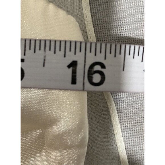 Laundry By Shelli Segal Women’s Shirt Sleeve Blouse Cream Sleeveless Size 0 - Picture 3 of 11